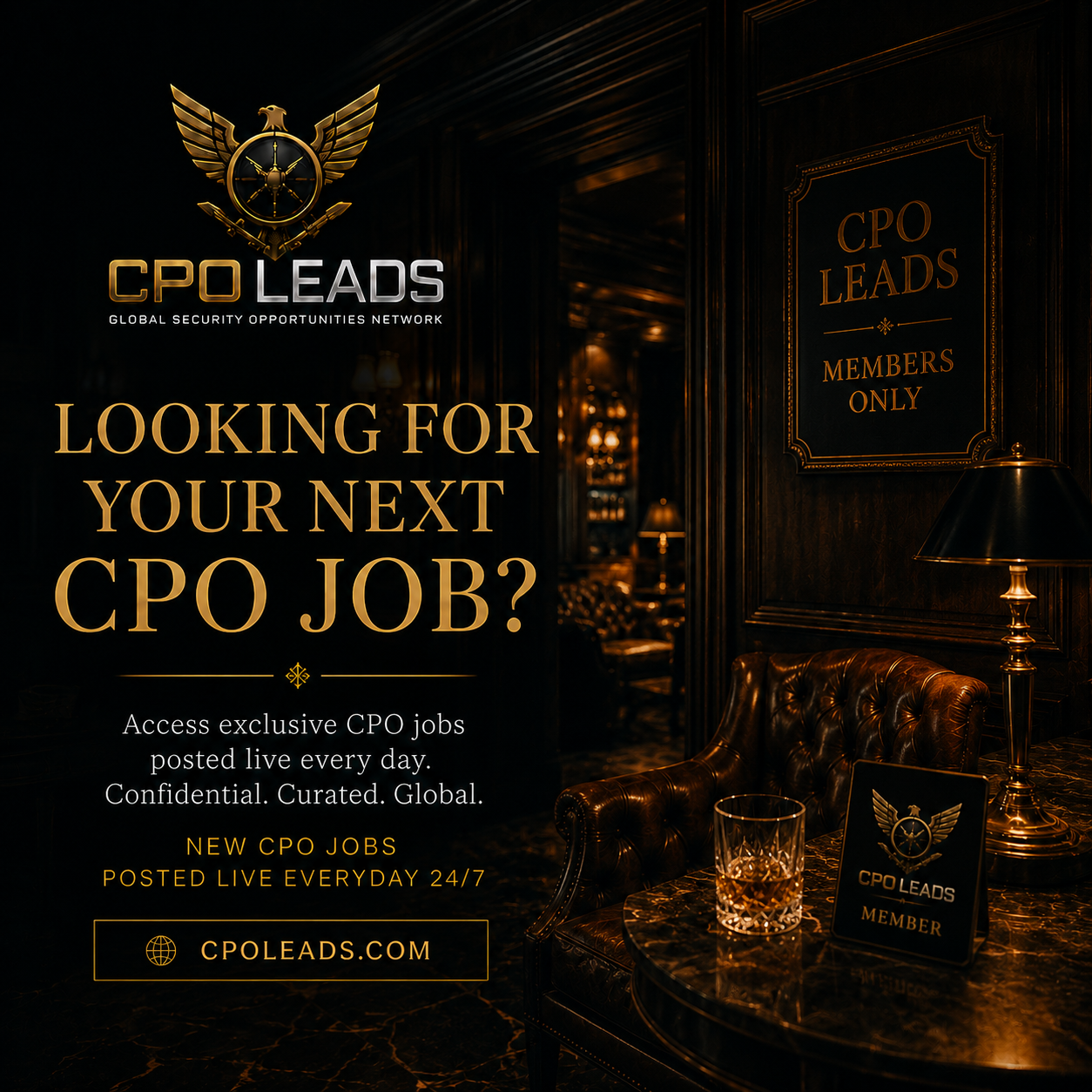 CPO Leads — Find close protection jobs worldwide